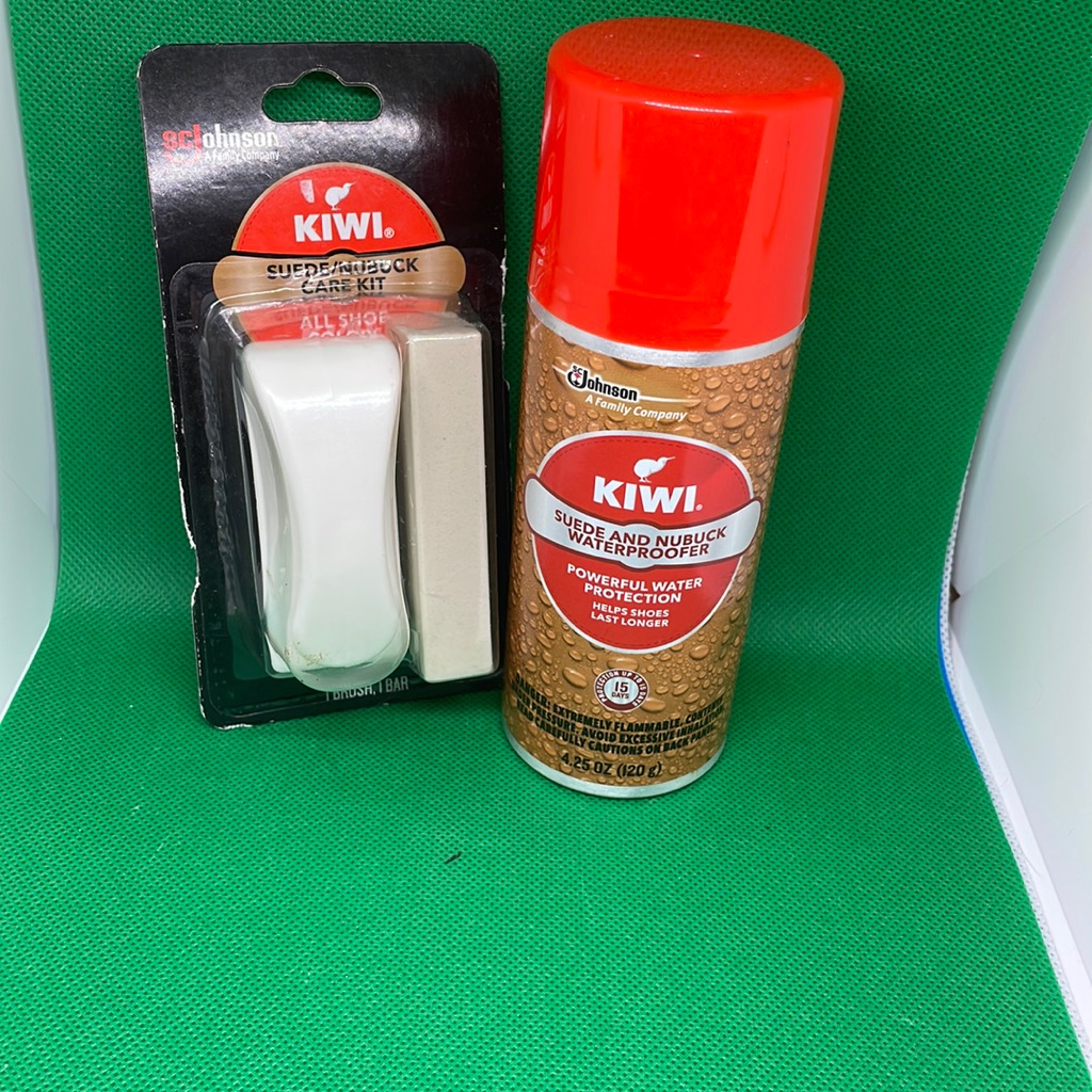 Kiwi Suede & Nubick Waterproofer & Care Kit